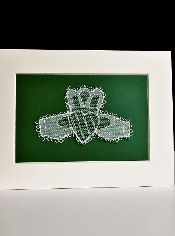 Carrickmacross Lace Claddagh