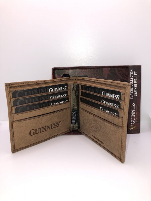 Guinness Leather Wallet - Brown - Image 2