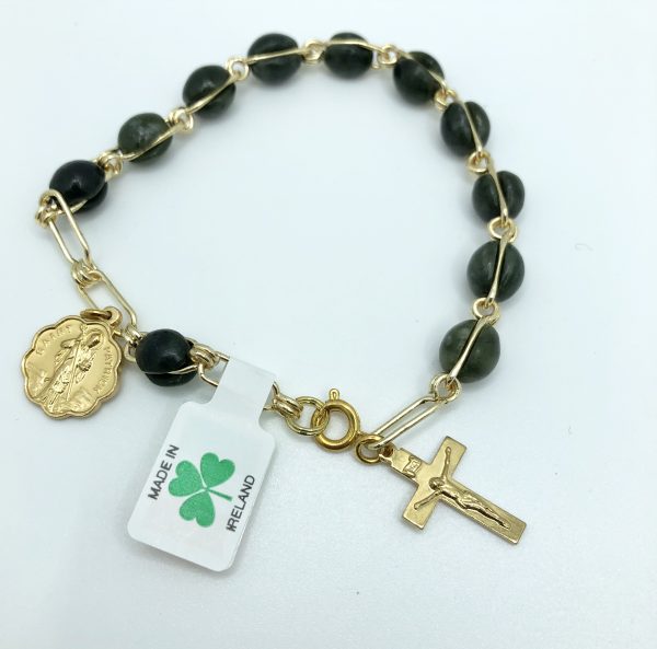 Connemara Marble Rosary Bracelet